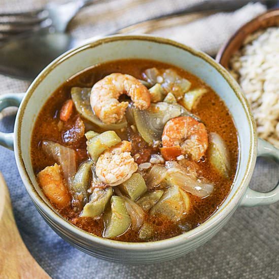 Ginisang Upo with Shrimps - Recipe photo by amiablefoods