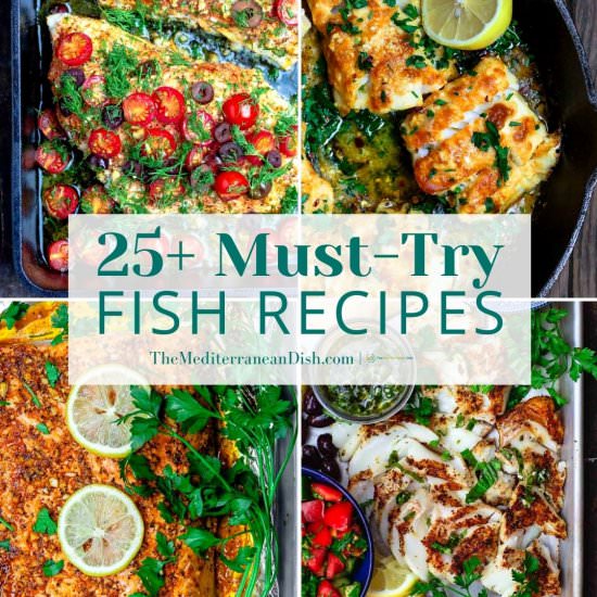 25+ EASY Fish and Seafood Recipes! - Recipe photo by The Mediterranean Dish