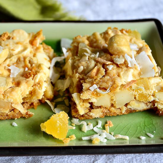 Pina Colada Hello Dolly Bars - Recipe photo by thisishowicook