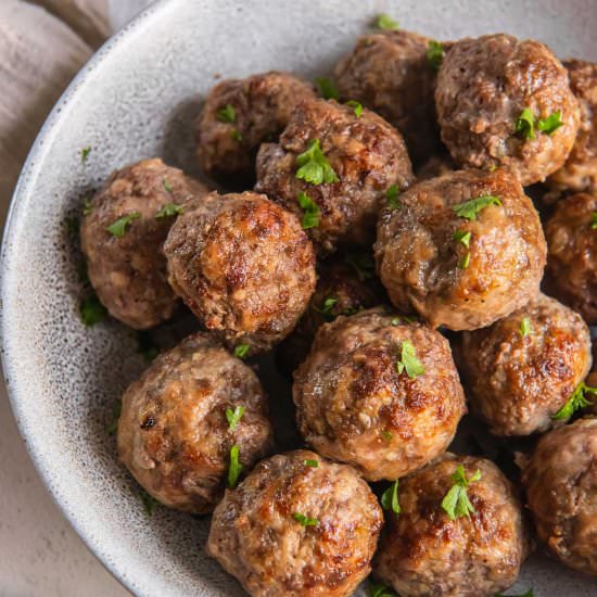 Air Fryer Meatballs - Recipe photo by Neighborfood