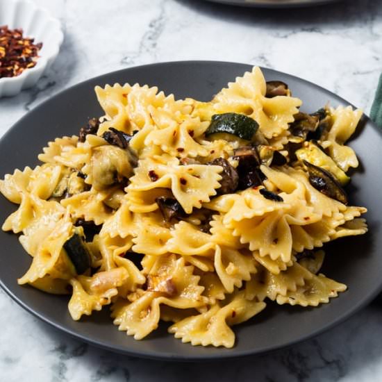 Delicious Farfalle Primavera - Recipe photo by cooking.with.carbs