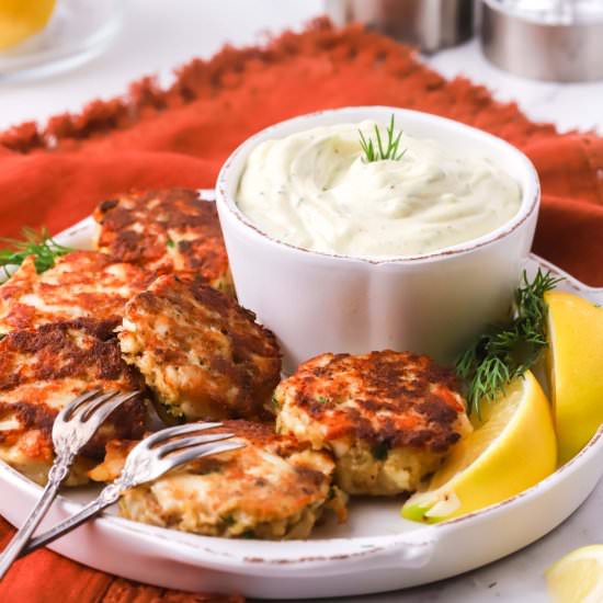 Homemade Fish Cakes - Recipe photo by Grits and Pinecones