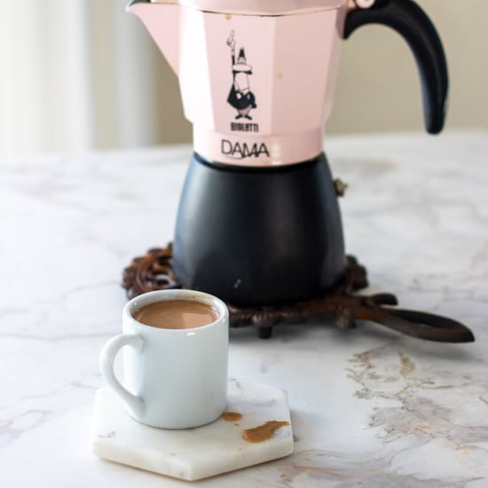 How to Make Stovetop Espresso - Recipe photo by LifesLittleSweets