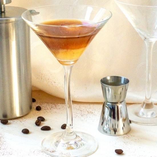 French Press Eggnog Coffee - Recipe photo by CombineGoodFlavors