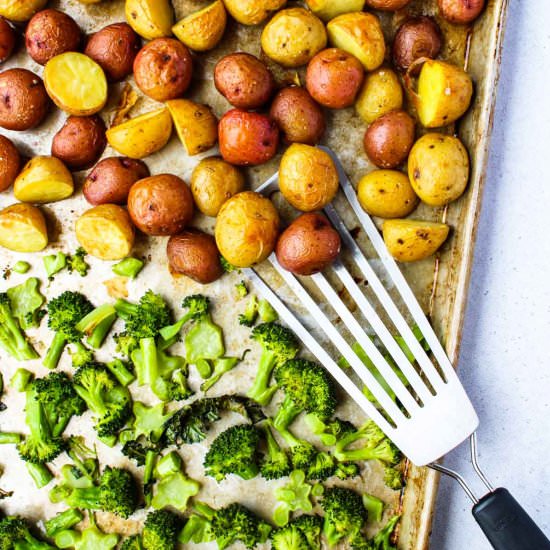 Roasted Broccoli and Potatoes - Recipe photo by eatsbyapril