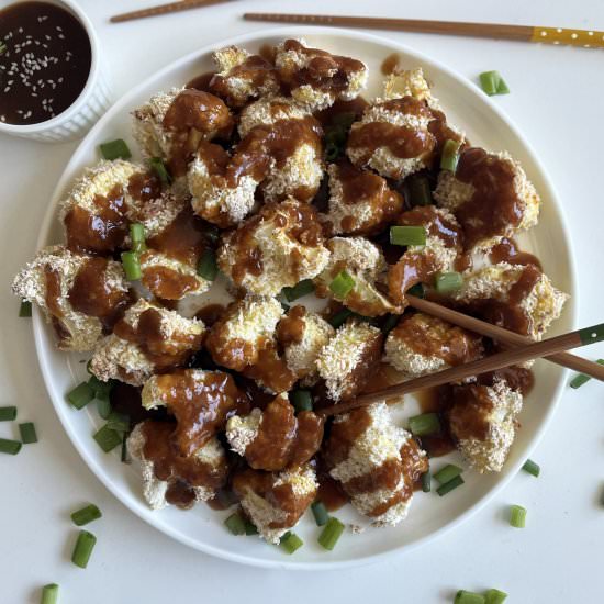 Baked Orange Cauliflower - Recipe photo by the_wellness_walnut