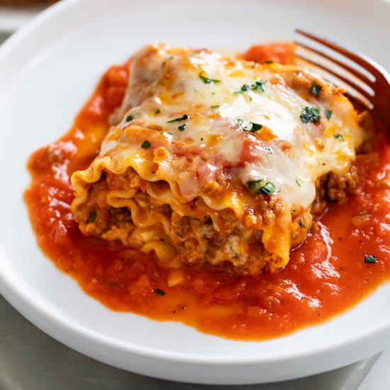 Lasagna Roll Ups - Recipe photo by TheCozyCook
