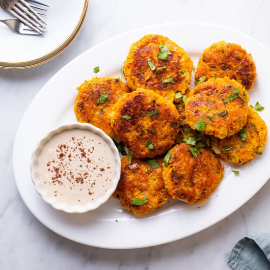 Carrot Fritters - Recipe photo by thenewbaguette