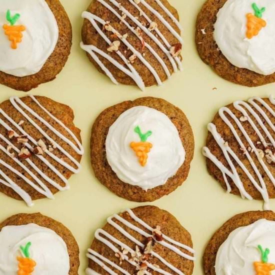 Carrot Cake Cookies - Recipe photo by wholefully