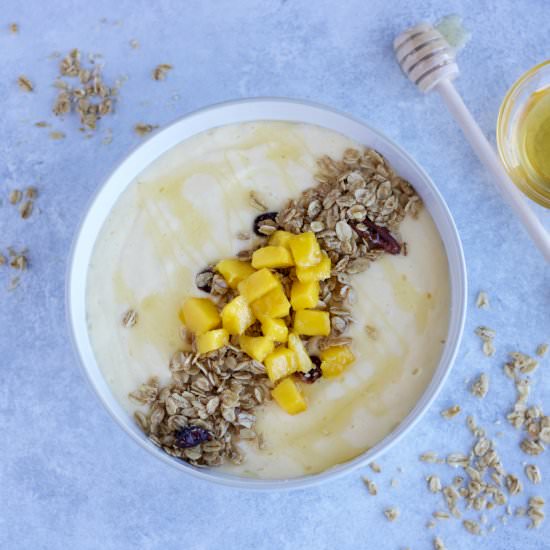 Mango Smoothie Bowl - Recipe photo by Alifedelicious