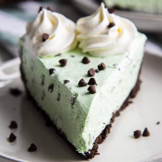 Mint Chocolate Chip Cheesecake - Recipe photo by like mother like daughter