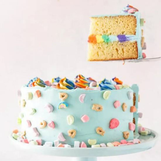 Cereal Milk Cake - Recipe photo by GoodieGodmother