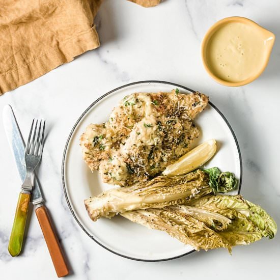 sheet pan caesar salad - Recipe photo by sheri silver