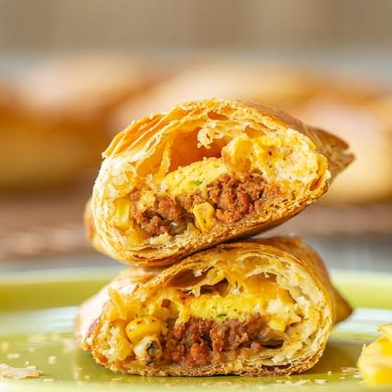 Egg and Chorizo Breakfast Yurnovers - Recipe photo by tenpoundcakecompany