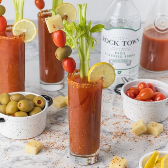Basil Bloody Mary - Recipe photo by Entirely Elizabeth