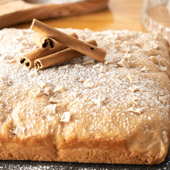 Vegan Apple Cinnamon Cake - Recipe photo by TheHomeBakedVegan