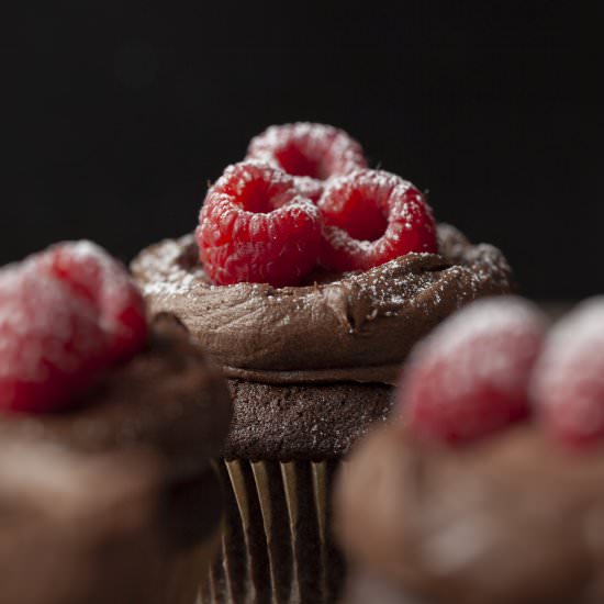 Gluten Free Chocolate Cupcakes - Recipe photo by austrianwithwuff
