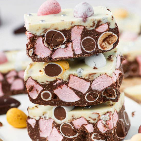 Easter Rocky Road - Recipe photo by itsnotcomplicatedrecipes