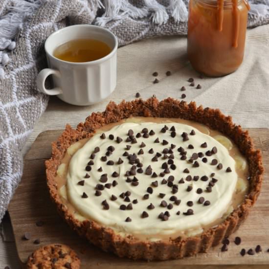 Colombian Arequipe Banoffee Pie - Recipe photo by Vecina Vegetariana