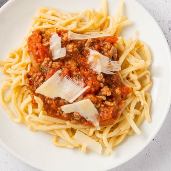 Low Carb Spaghetti Sauce - Recipe photo by debsdailydish
