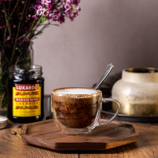 Maraschino Cherry Cappuccino - Recipe photo by leisurefanclub