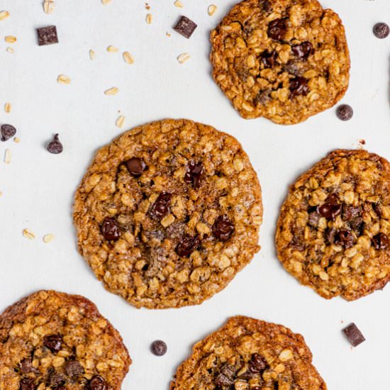 Gluten Free Oatmeal Cookies - Recipe photo by ScienceandCrumbs