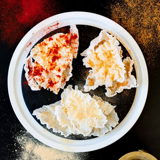 Fried Rice Paper Chips - Recipe photo by MyPurePlants