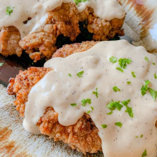 Cracker Barrel Country Fried Steak - Recipe photo by NotEntirelyAverage
