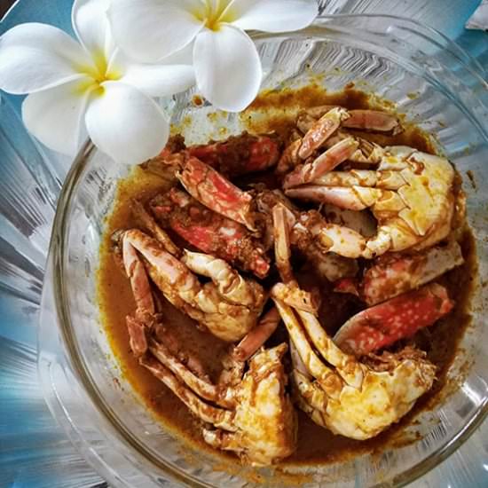 Indian Crab Curry - Recipe photo by The Inspirational Nook