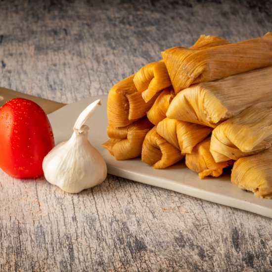 Chicken Birria Tamales - Recipe photo by Austin Eats