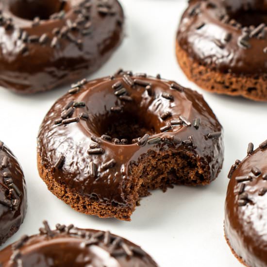 Baked Chocolate Doughnuts - Recipe photo by eightforestlane