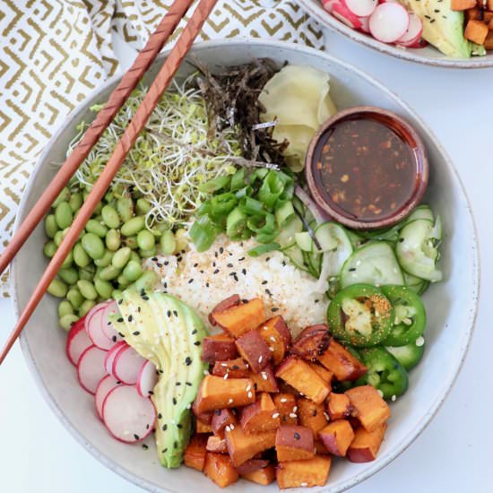 Vegan Poke Bowl - Recipe photo by Bowls Are The New Plates