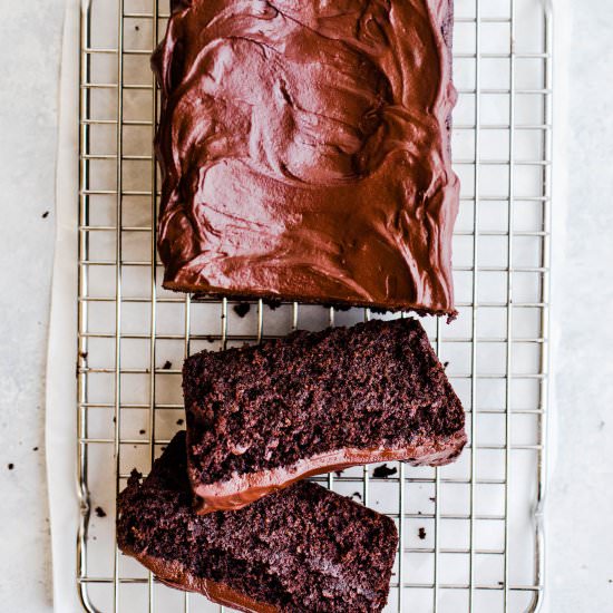 Chocolate Loaf Cake - Recipe photo by saltedplains
