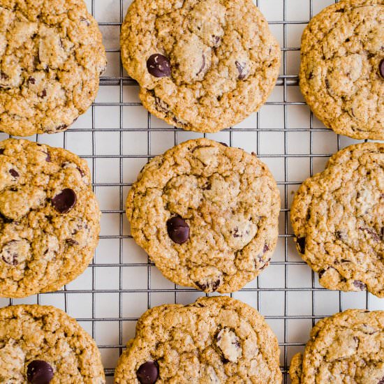 Vegan GF Chocolate Chip Cookies - Recipe photo by saltedplains