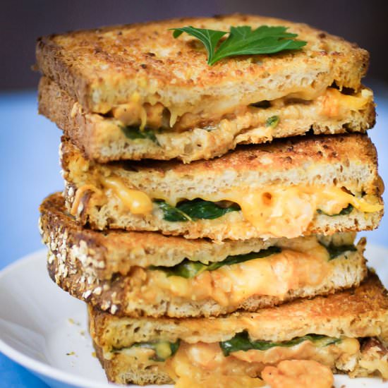 Shrimp Grilled Cheese - Recipe photo by dizzybusyandhungry