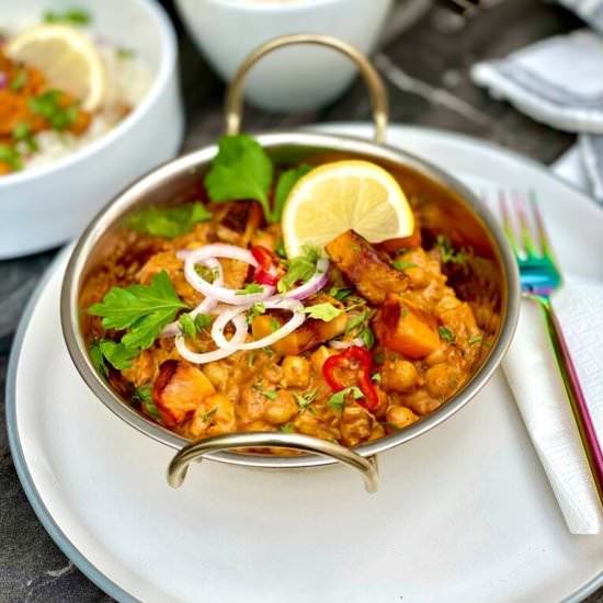Butternut Squash and Chickpea Curry - Recipe photo by ramonascuisine