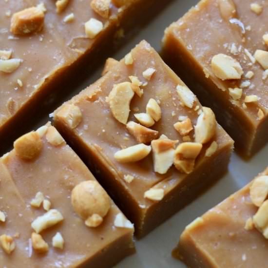 Peanut Butter Fudge - Recipe photo by My Life After Dairy