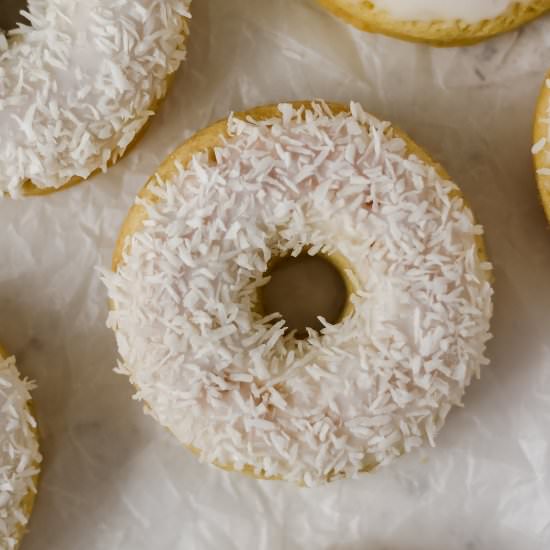 Coconut Lime Baked Donuts - Recipe photo by Butternut Lane