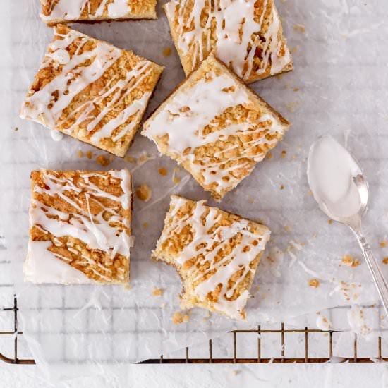 Coffee Cake Blondies - Recipe photo by Butternut Lane
