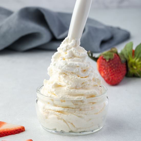 Whipped Cream for a Dispenser - Recipe photo by stateofdinner