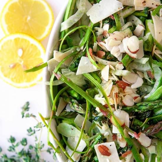 Fennel Asparagus Salad - Recipe photo by noshingwiththenolands