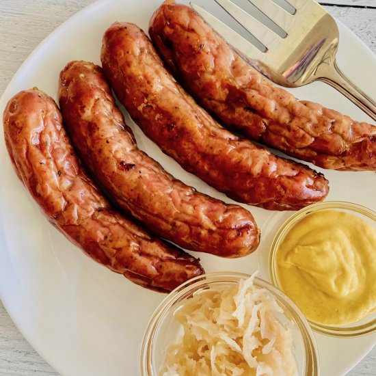 Oven Cooked Bratwurst - Recipe photo by theshortordercook