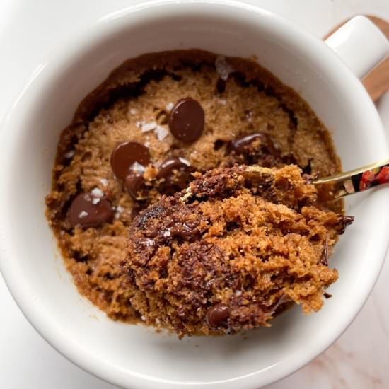 1 Minute Vegan Mug Cookie - Recipe photo by frozen_bananas_