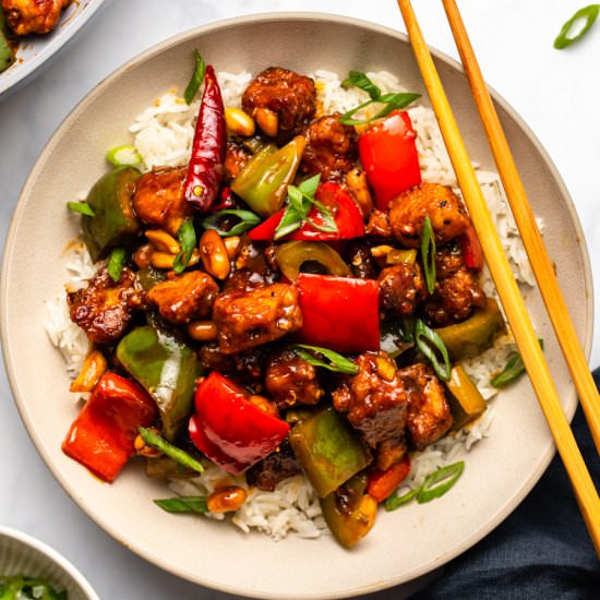 Vegan Kung Pao Tofu - Recipe photo by from my bowl