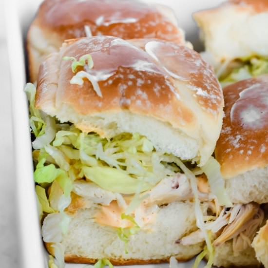 Rotisserie Chicken Hawaiian Sliders - Recipe photo by apaigeofpositivity