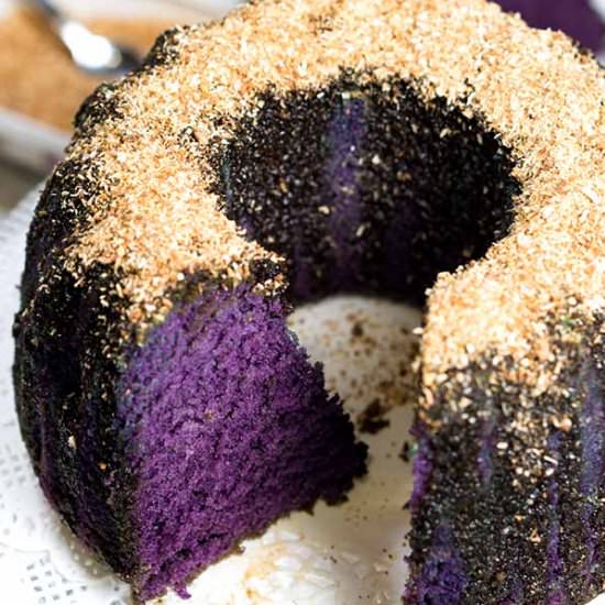 Puto Bumbong Cake - Recipe photo by amiablefoods