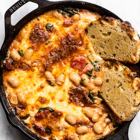 Cheesy White Bean Tomato Bake - Recipe photo by The Endless Meal