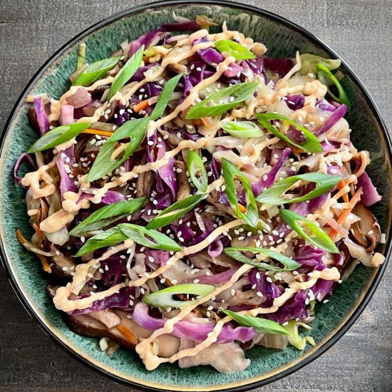Vegan Egg Roll in a Bowl - Recipe photo by serenetrail