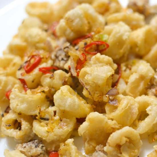 Salt and Pepper Calamari - Recipe photo by Marceats