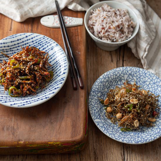 Korean Anchovy Side Dishes - Recipe photo by beyondkimchee